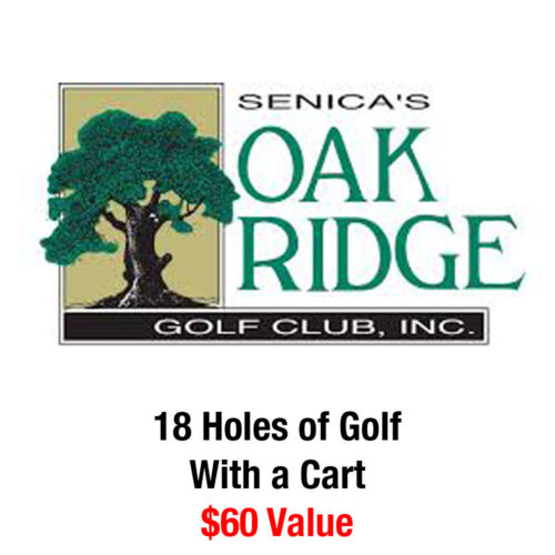 Senica's Oak Ridge Golf Club $60 18 Holes and Cart