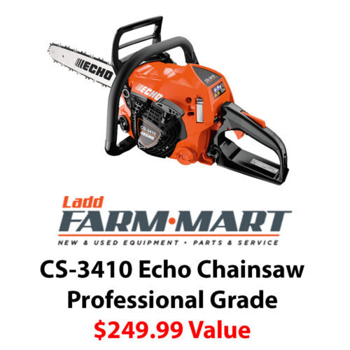 Ladd Farm Mart $249.99 CS-3410 Echo Gas Powered Chainsaw